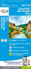 carte rando IGN TOP 25 3617OT - Vosges Alsace