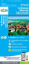 carte rando IGN TOP 25 3716ET - Vosges Alsace