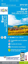 carte rando IGN TOP 25 3717ET - Vosges Alsace