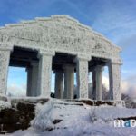 Temple du Donon en hiver
